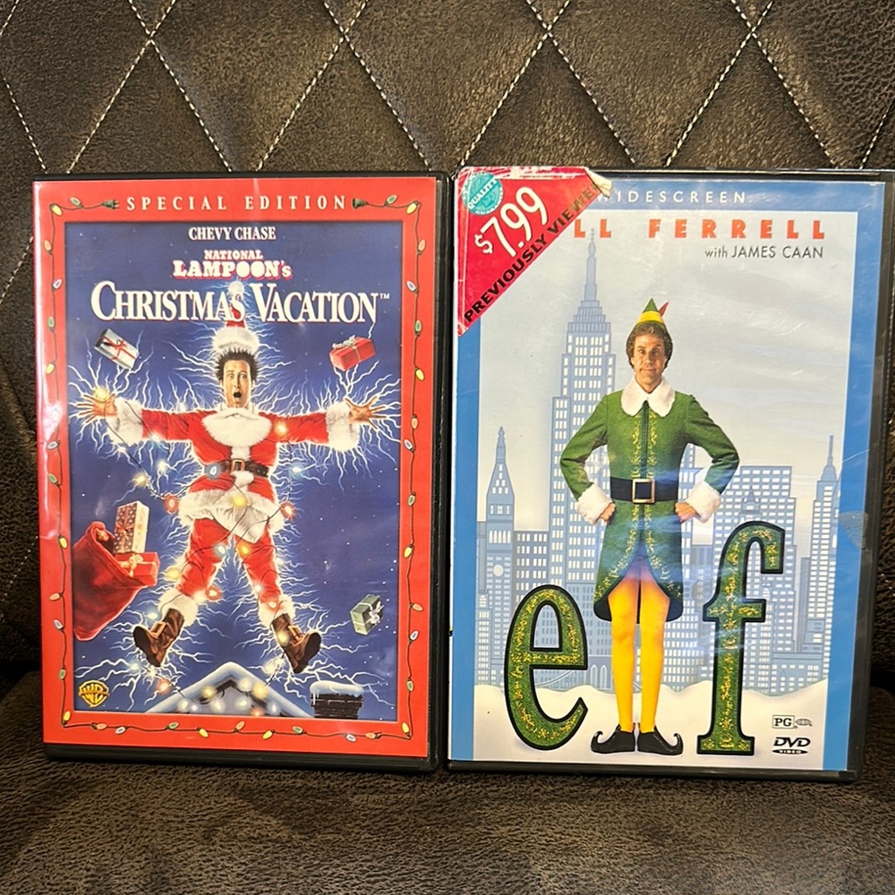 Christmas Vacation and Elf DVD Set